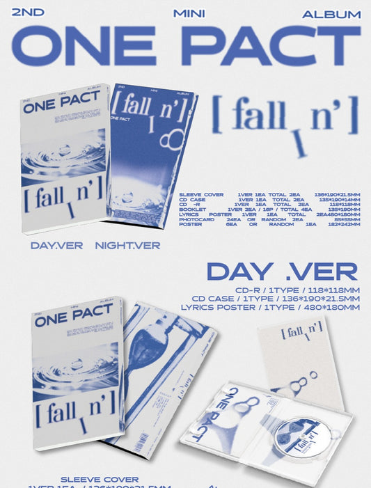 ONE PACT 2nd Mini Album fallIn’ (2 Versions).