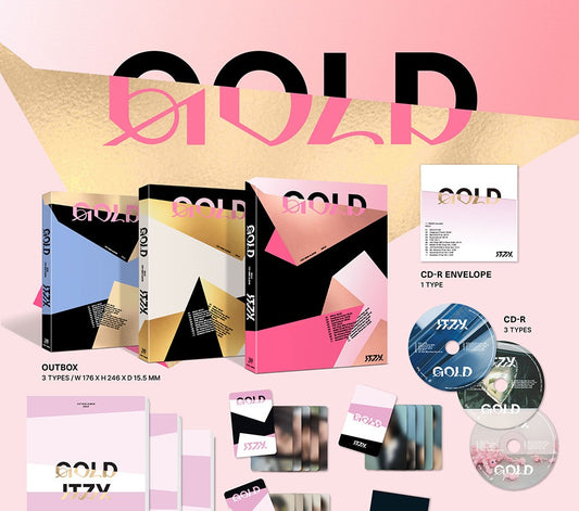 ITZY - GOLD Standard Version (3 Versions).