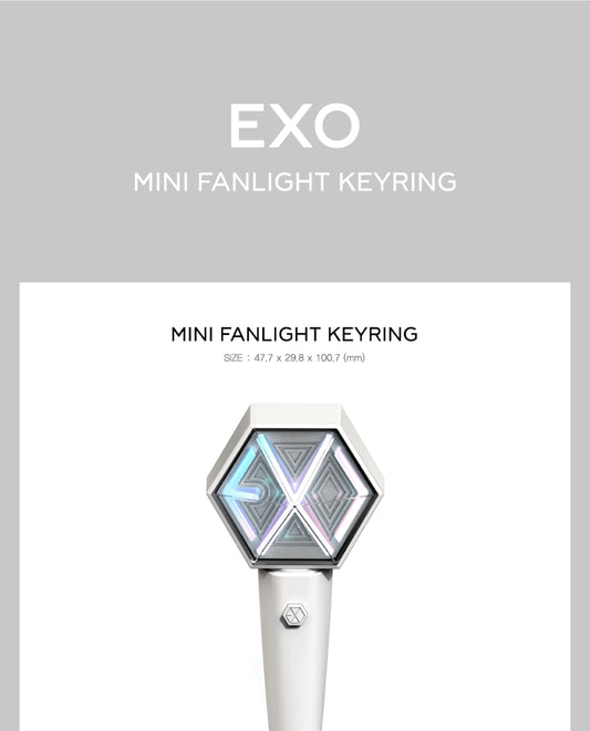 EXO - MINI FANLIGHT KEYRING (NEW LIGHT)(Mini Light Stick Keyring)
