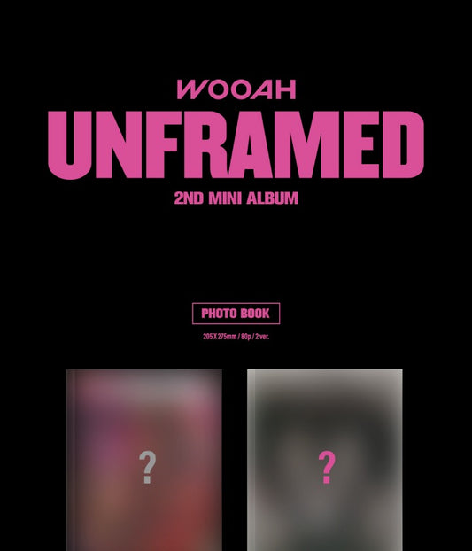 Woo!ah! (Wooah) 2nd Mini Album Unframed (2 Versions).