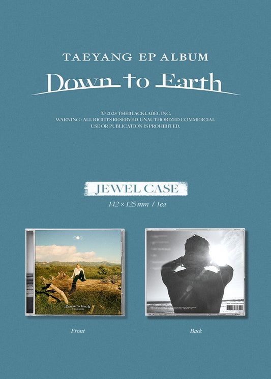 Taeyang (BigBang) - 2nd EP Album Down to Earth.