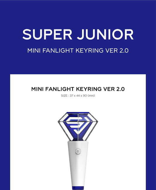 Super Junior - MINI FANLIGHT KEYRING (NEW LIGHT)(Mini Light Stick Keyring)