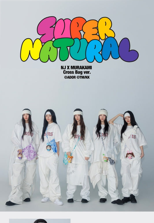 NewJeans Japan Album Supernatural NJ x MURAKAMI Cross Bag Version (5 Versions).