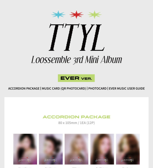 Loossemble - 3rd Mini Album TTYL Ever Music Album (5 Versions).