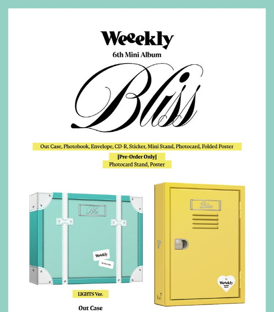 Weeekly - 6th Mini Album Bliss (2 Versions).