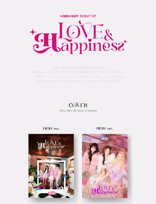 Limelight Debut EP album Love & happiness (2 Versions).