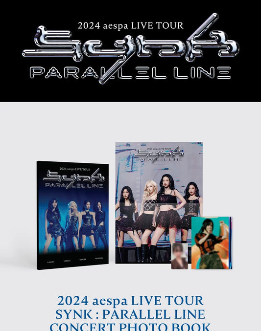 aespa - 2024 aespa LIVE TOUR 'SYNK : PARALLEL LINE' CONCERT PHOTO BOOK.