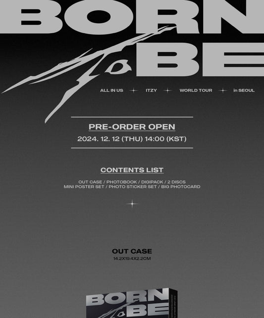 ITZY - 2nd World Tour - Born to be in Seoul Blu-ray (POB Included).