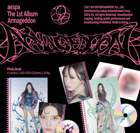 aespa - 1st Album Armageddon Superbeing Version (4 Versions).