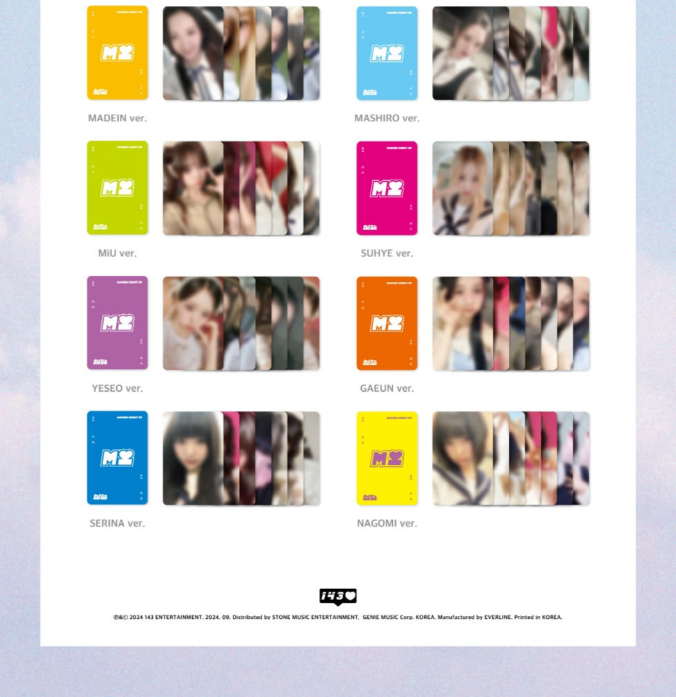 MADEIN Debut EP Album 상승 (8 Versions) Random 1ea.