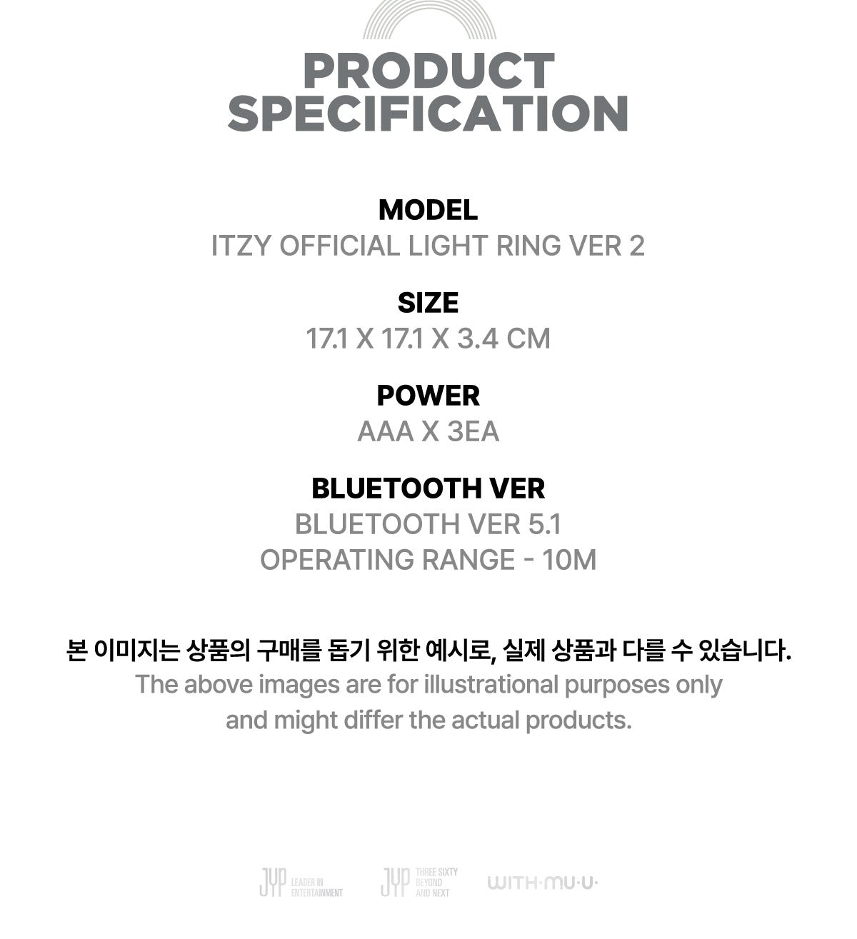 ITZY - OFFICIAL LIGHT RING VER.2 (Light stick)(POB - Photocard Set Included).