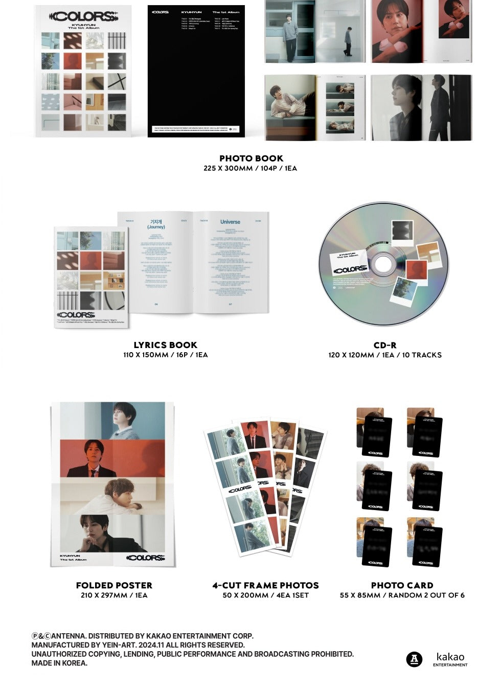 Kyuhyun (Super Junior) - 1st Album COLORS Photo Book Version.