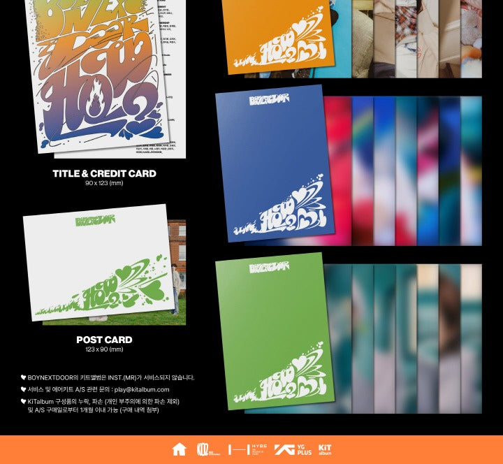 BoyNextDoor - 2nd EP Album How? KiT Version.