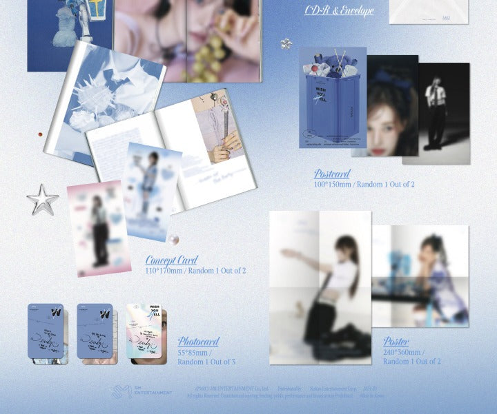 Wendy (Red Velvet) - 2nd Mini Album Wish You Hell Package Version (2 Versions) Random 1ea.