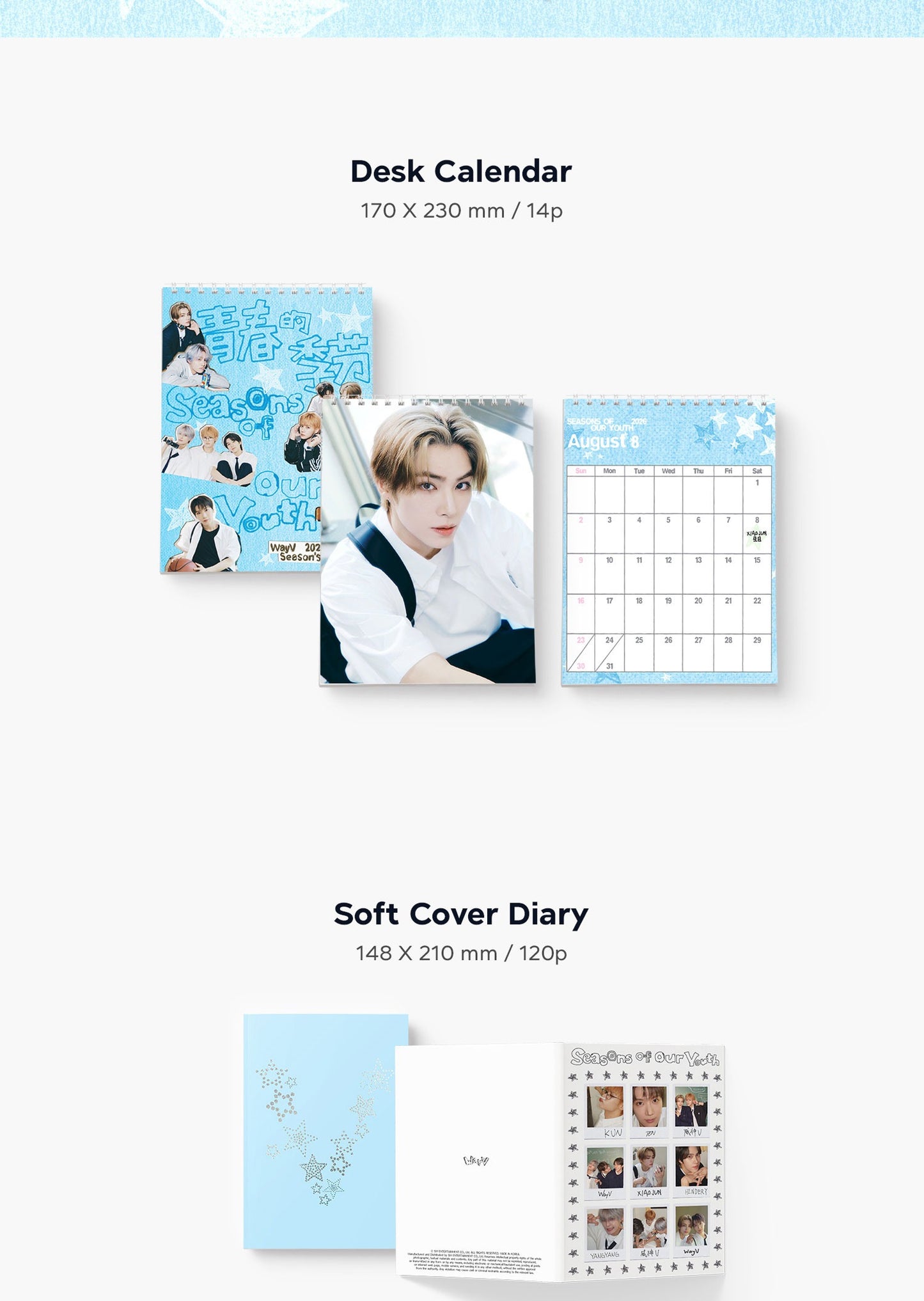 (PRE-ORDER 2025-12-26) WayV - 2026 Season's Greetings (POB - Photocard Set + Removable Sticker)(๐ K-Towns 2026 Season's Greetings Event!)