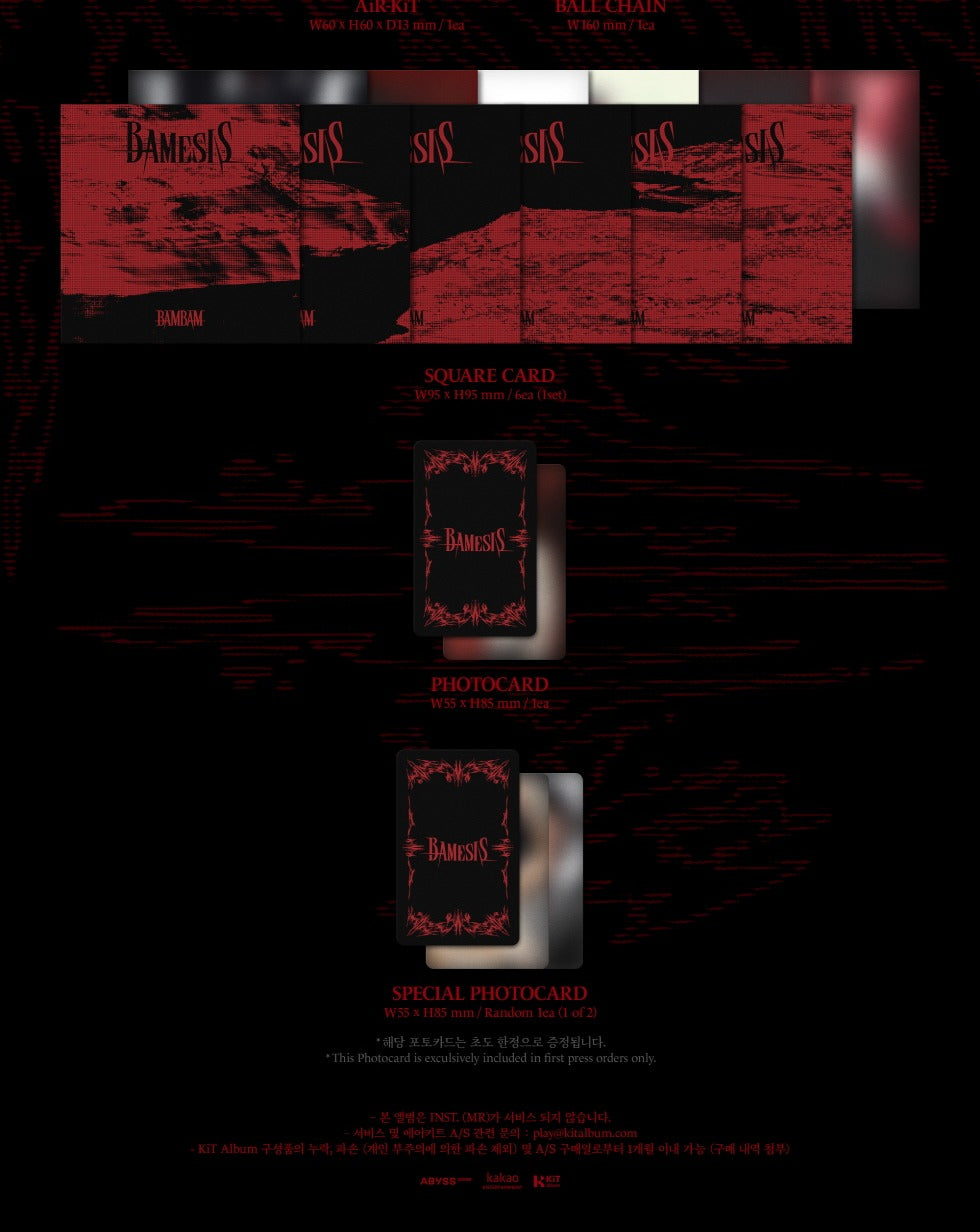 BamBam - 3rd Mini Album Bamesis KiT Version.