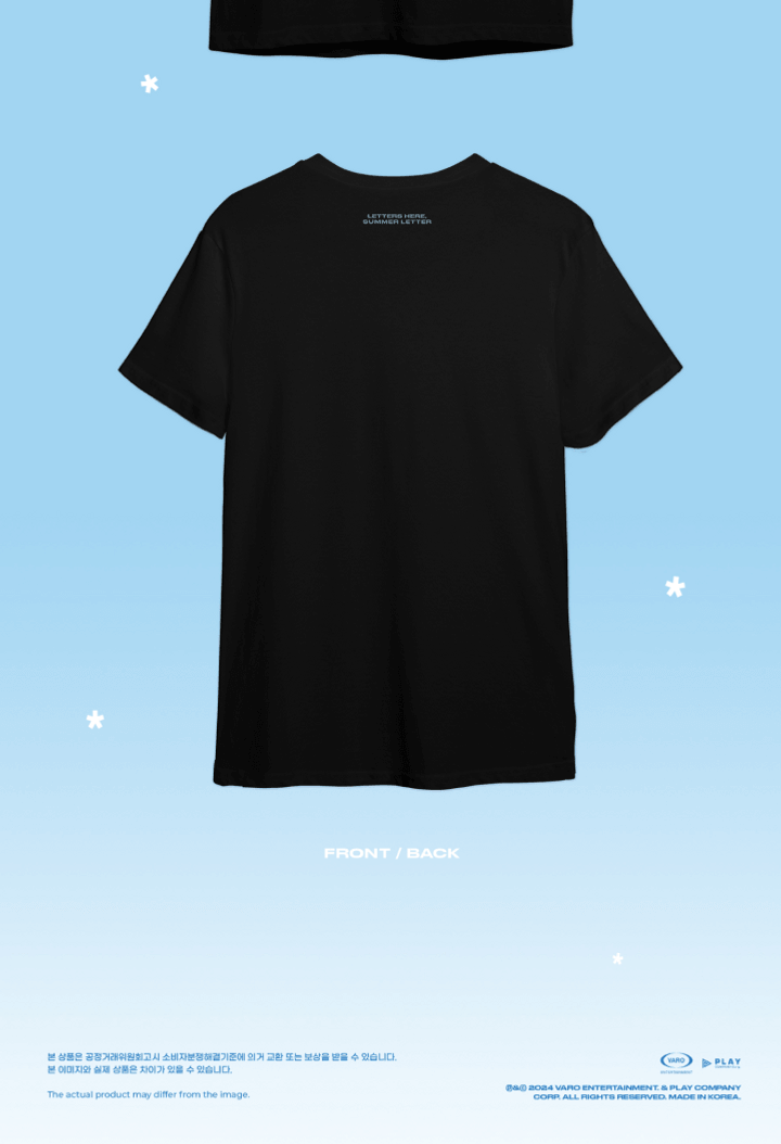 BYEON WOO SEOK BWS - 2024 Summer Letter Asia Fanmeeting Tour Merch T-Shirt (2 Options)(Lovely Runner).