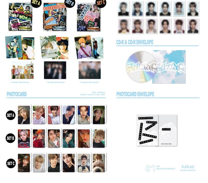 RIIZE 1st Mini Album RIIZING Collectbook Version.