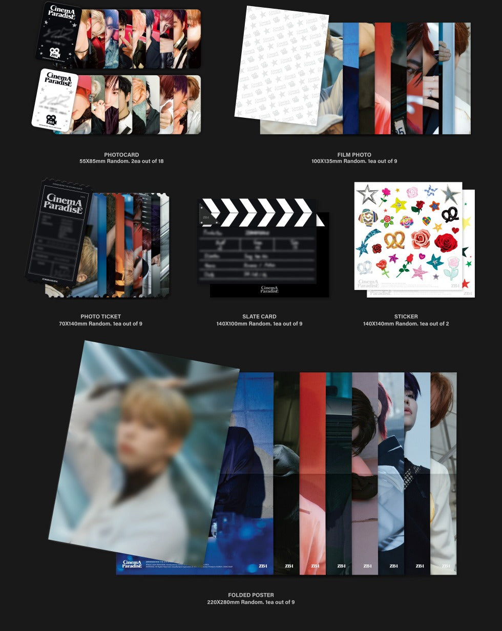 Zerobaseone - 4th Mini Album Cinema Paradise Digipack Version (9 Versions)