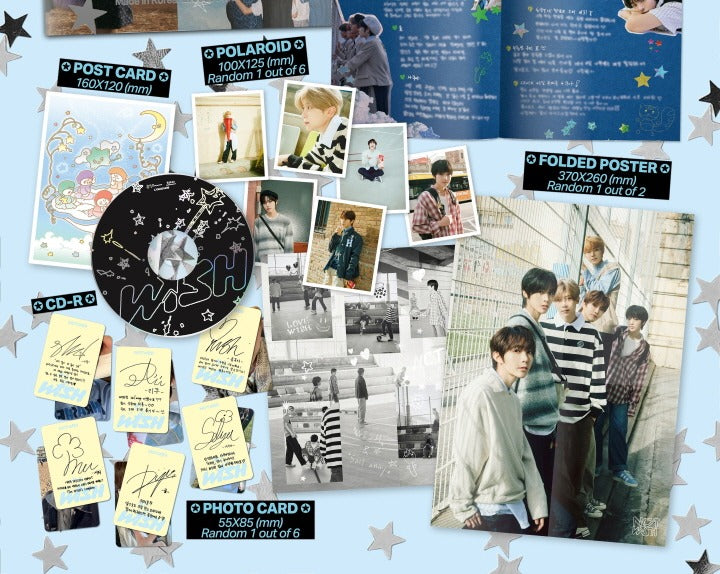 NCT WISH - 1st Single Album WISH Photobook Version.