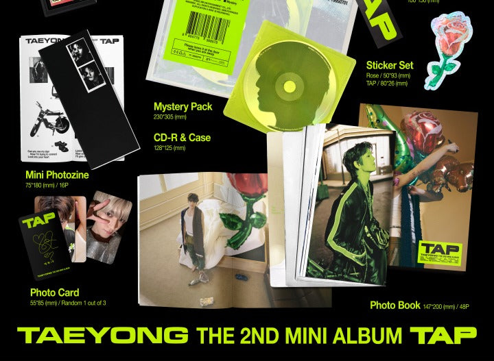 TAEYONG 2nd Mini Album Tap Mystery Pack Version.
