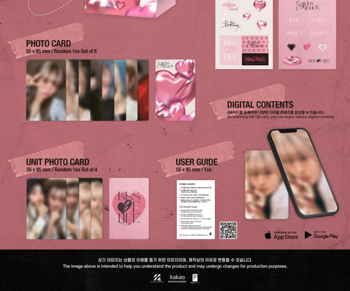 Kiss of Life 1st Single Album Midas Touch Pocaalbum