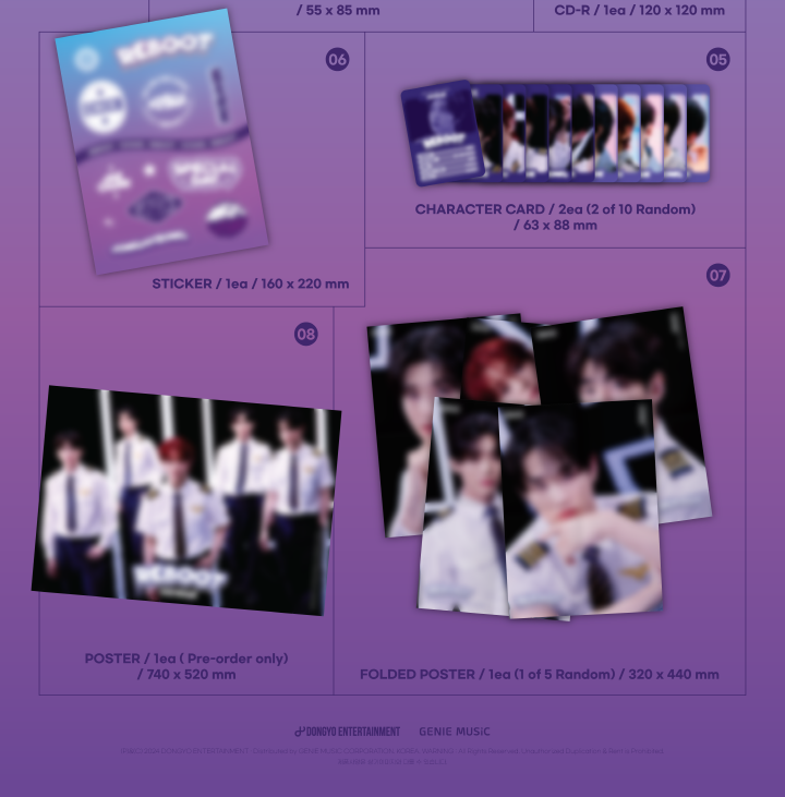 DKZ 2nd Mini Album Reboot (2 Versions).