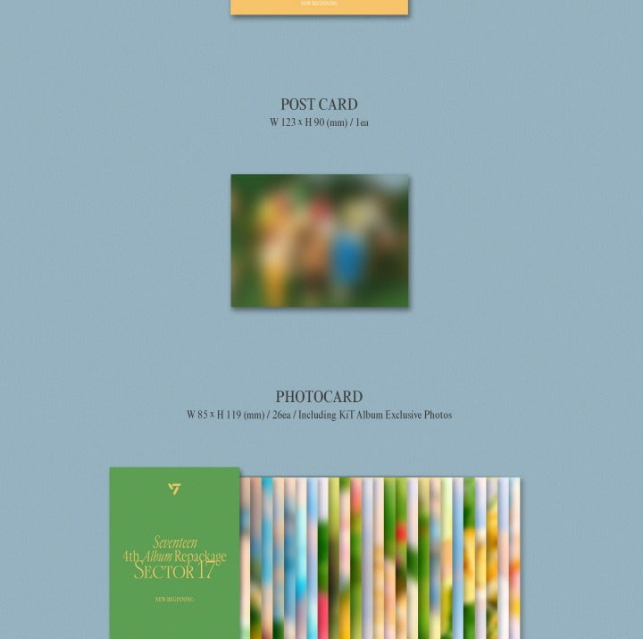 Seventeen 4th Album (Repackage) Sector 17 KiT Version.