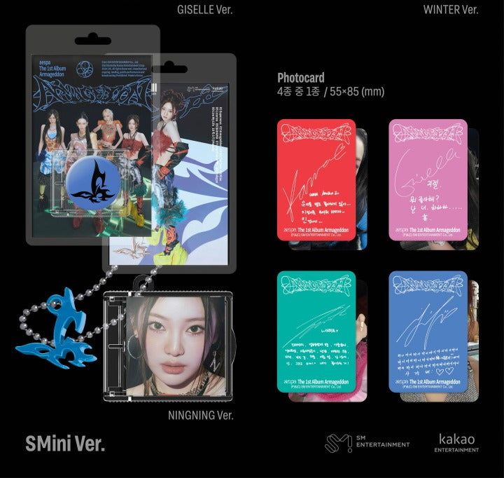 aespa - 1st Album Armageddon SMini Version (4 Versions).