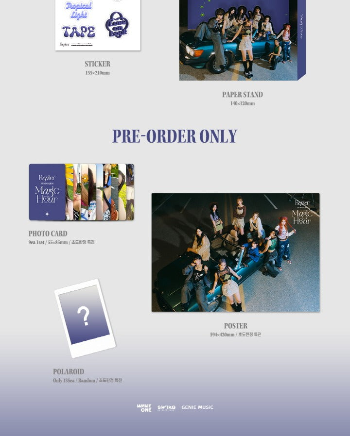 KEP1ER - 5th Mini Album Magic Hour (3 VERSIONS)