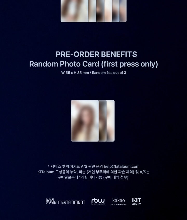 YooA (OH MY GIRL) - 1st Single Borderline KiT Version.