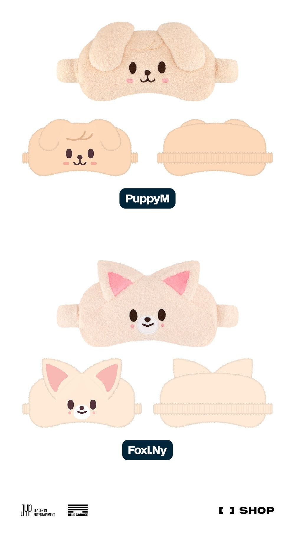 (PRE-ORDER 2026-02-06) Stray Kids <dominATE : celebrATE> MD Merch (SKZOO SLEEP MASK)(8 Versions)