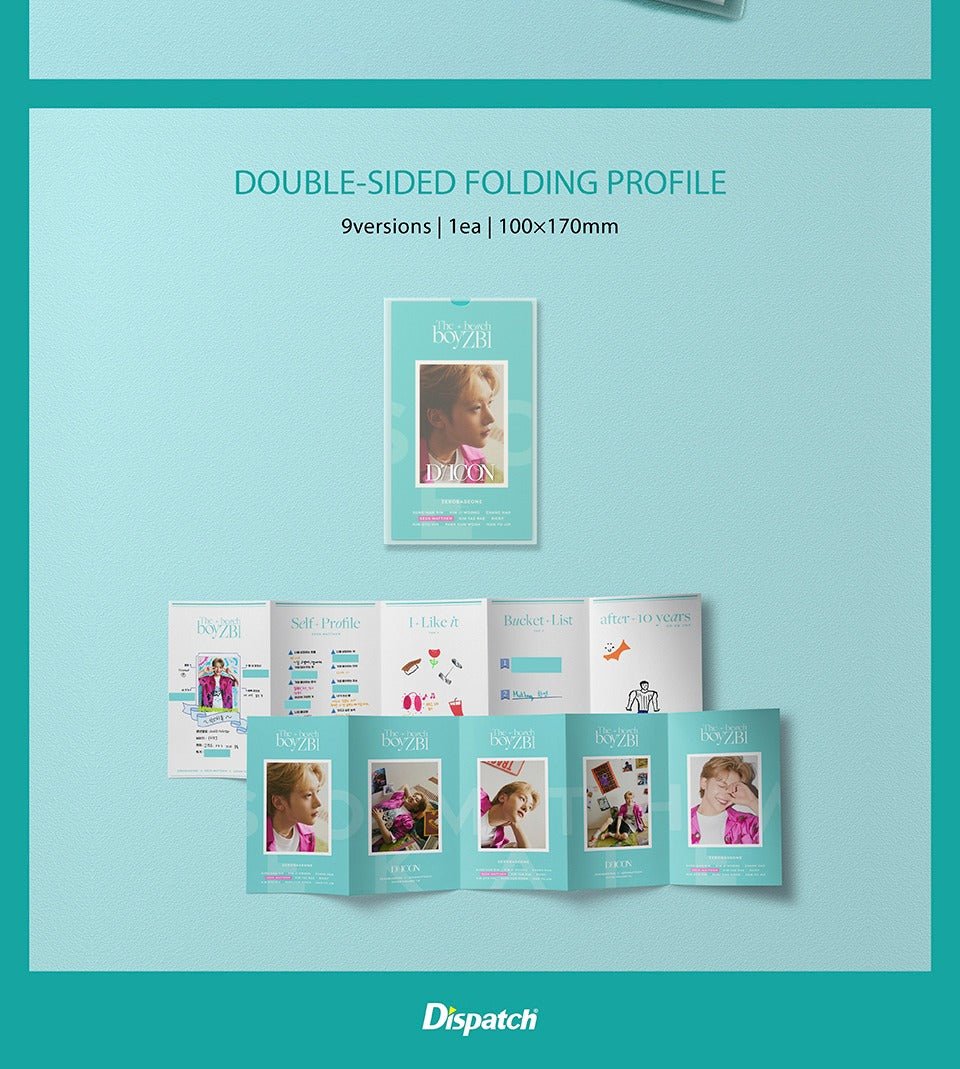 DICON VOLUME N°15 ZEROBASEONE : The beach boyZB1 (10 Versions)(Magazine)**