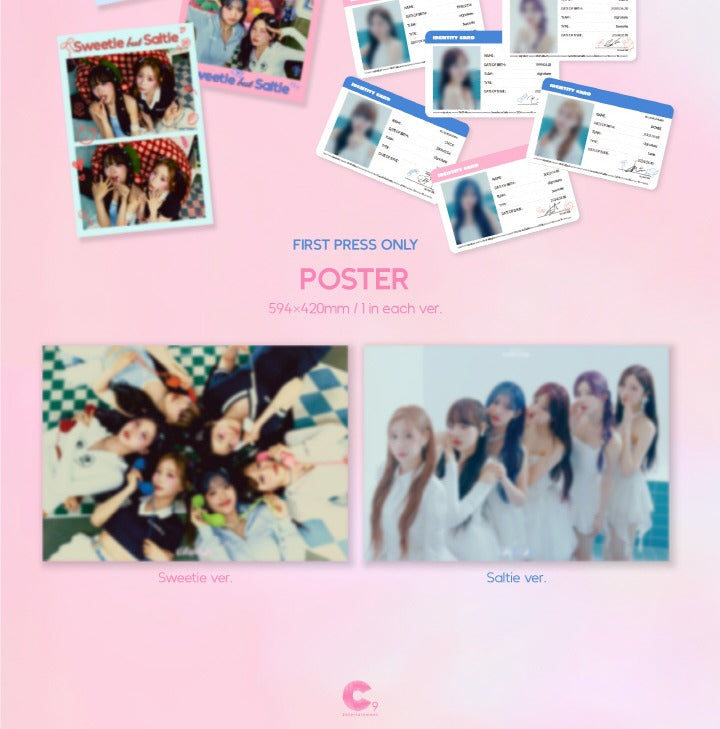 cignature 5th EP Album Sweetie but saltie (2 Versions).