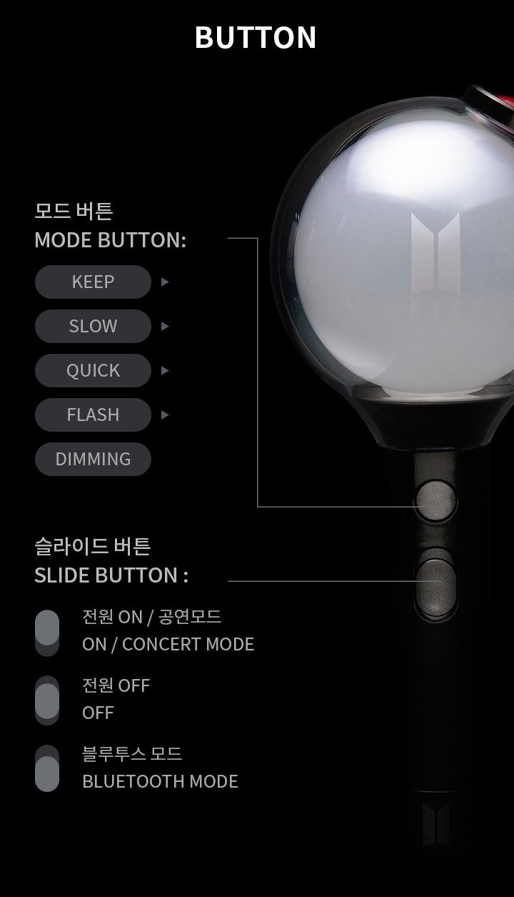 BTS - OFFICIAL LIGHT STICK SPECIAL EDITION (with K-Towns Light Stick Event)
