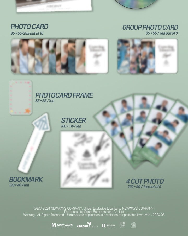 ASC2NT 1st Single Album Expecting Tomorrow (2 Versions).