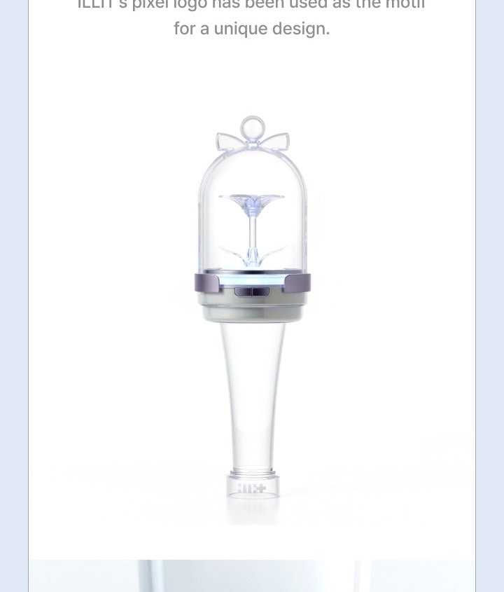 (RESTOCK) ILLIT - OFFICIAL LIGHT STICK (with K-Towns Light Stick Event)._