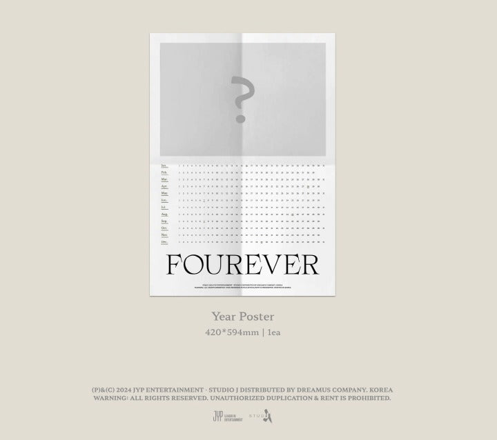 DAY6 - 8th Mini Album FOUREVER (2 Versions).