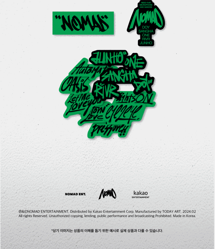 NOMAD 1st EP Album NOMAD.