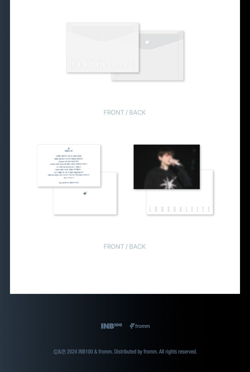 BAEKHYUN 2024 BAEKHYUN ASIA TOUR Lonsdaleite in Seoul (DVD)