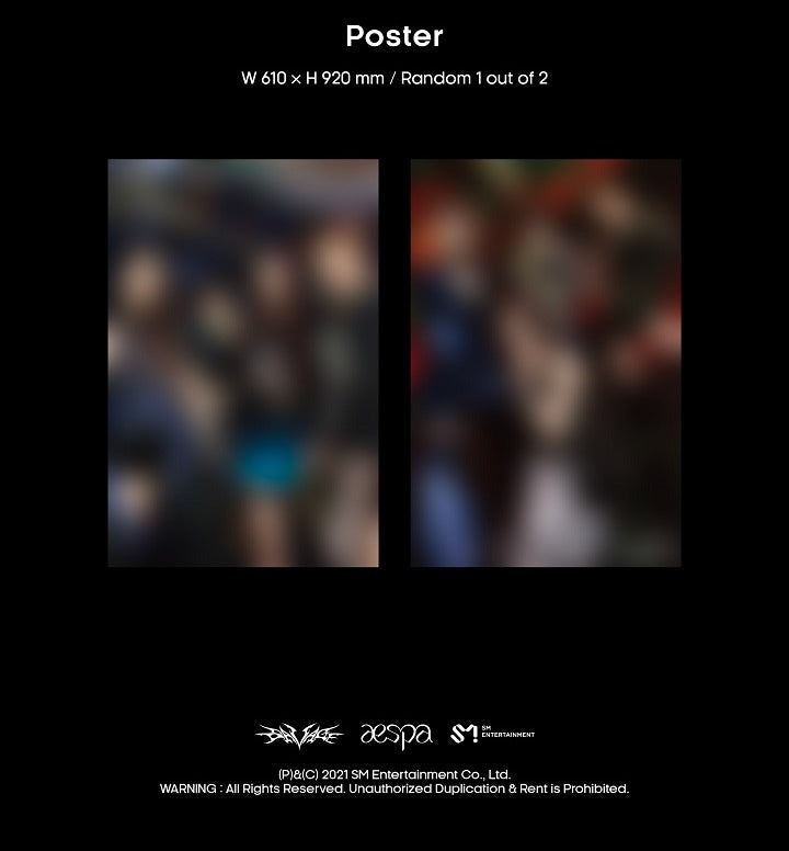 aespa 1st Mini Album Savage, P.O.S Version.