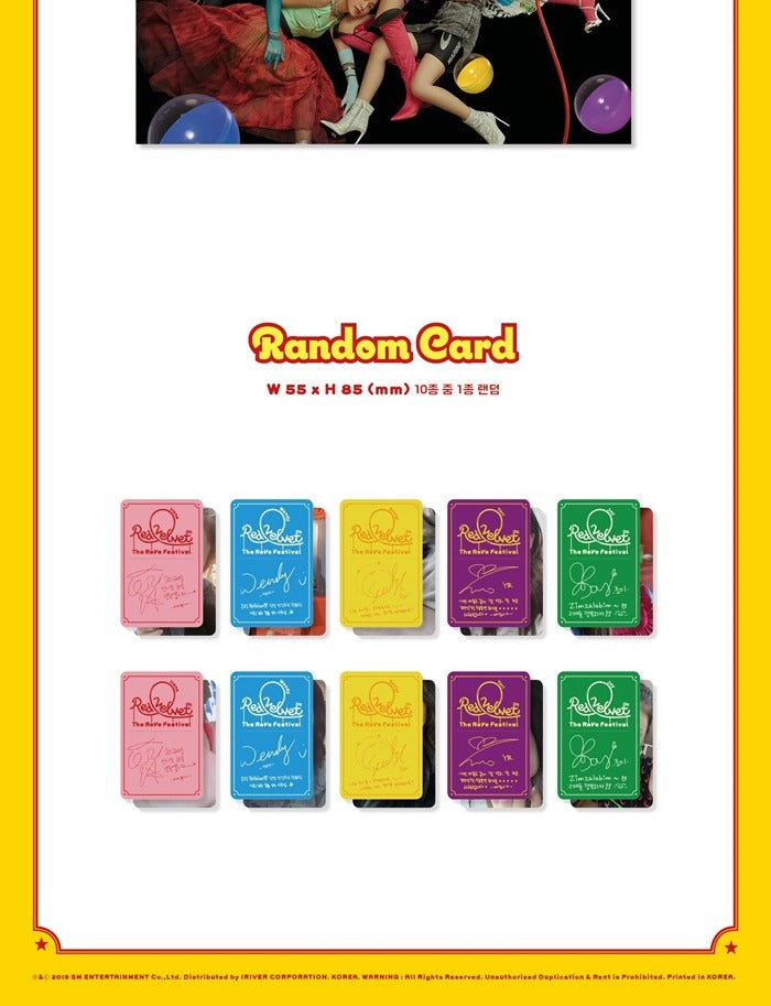 Red Velvet The ReVe Festival DAY 1 Version (5 Versions).