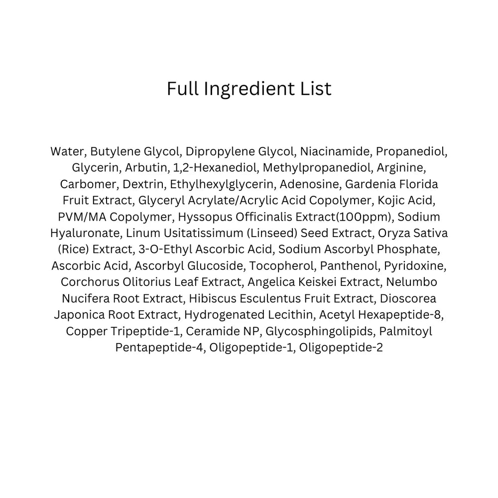 Arencia - Holy Hyssop Glow Serum 12 (30 mL).