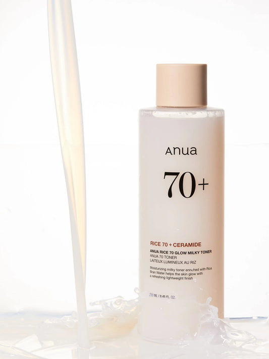 ANUA - Rice 70 Glow Milky Toner (250 mL).