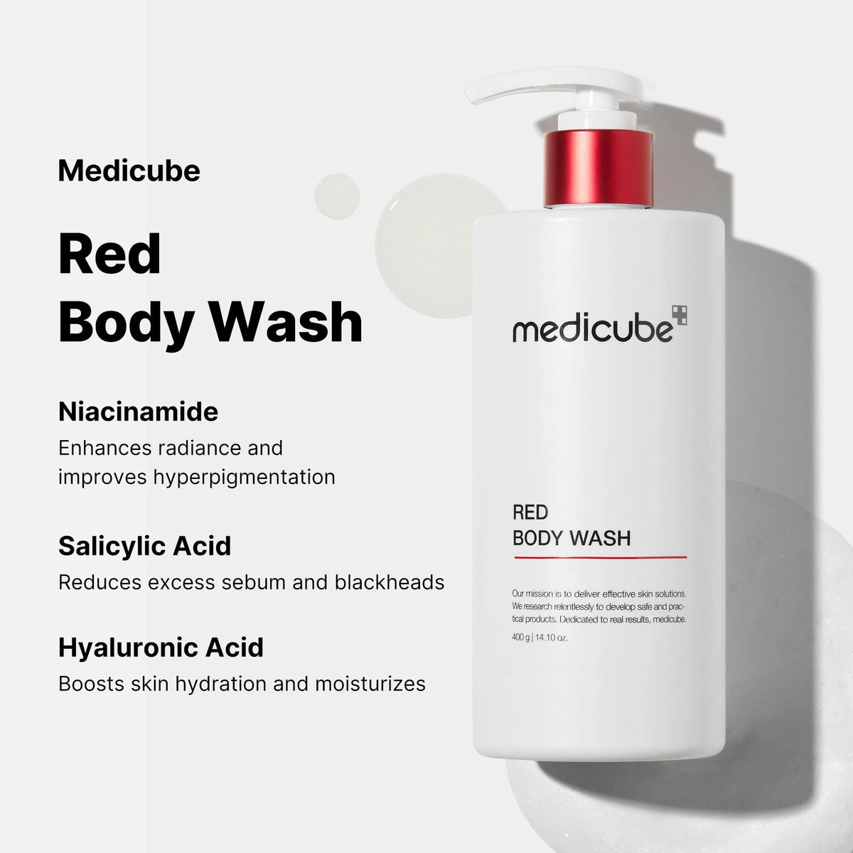 medicube - Red Acne Body Wash (400 g).