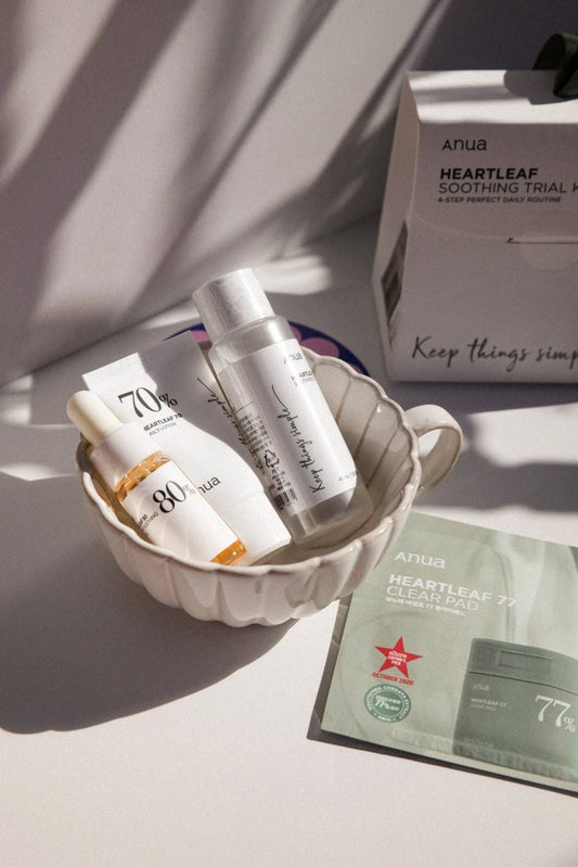 ANUA - Heartleaf Soothing Trial/Travel Kit.
