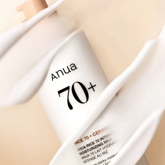 ANUA - Rice 70 Intensive Moisturizing Milk (150 mL).