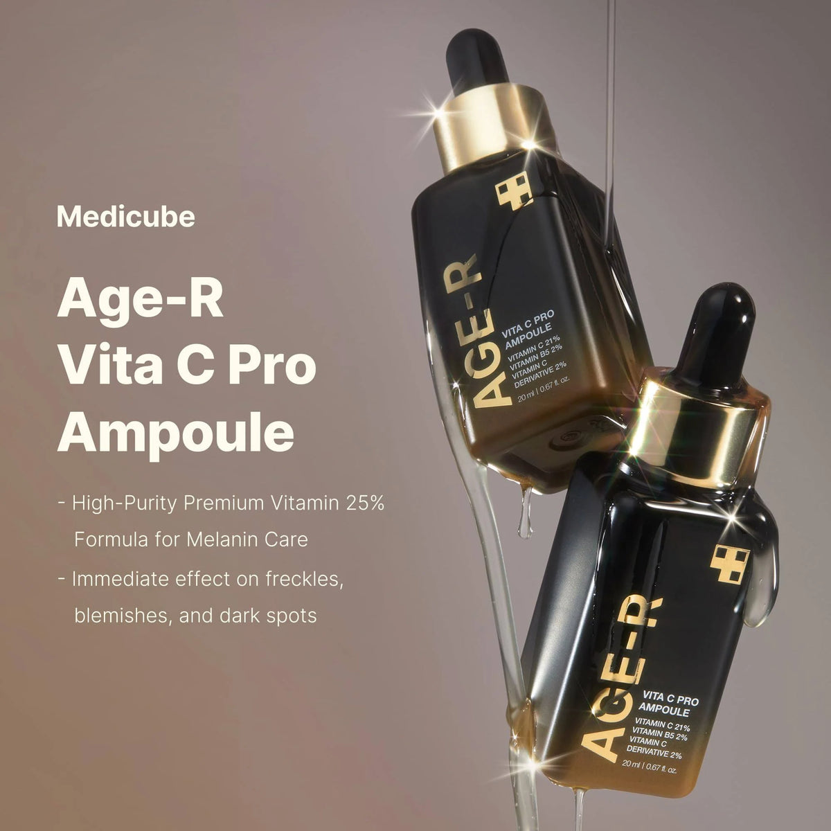 medicube - AGE-R Vita C Pro Ampoule (20 mL).