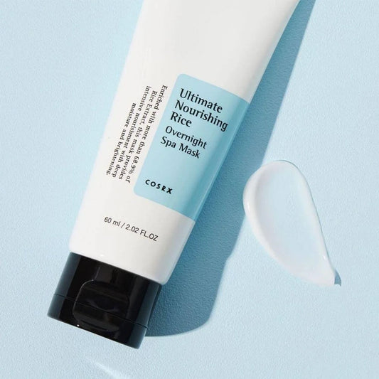 COSRX - Ultimate Nourishing Rice Overnight Spa Mask (60 mL).