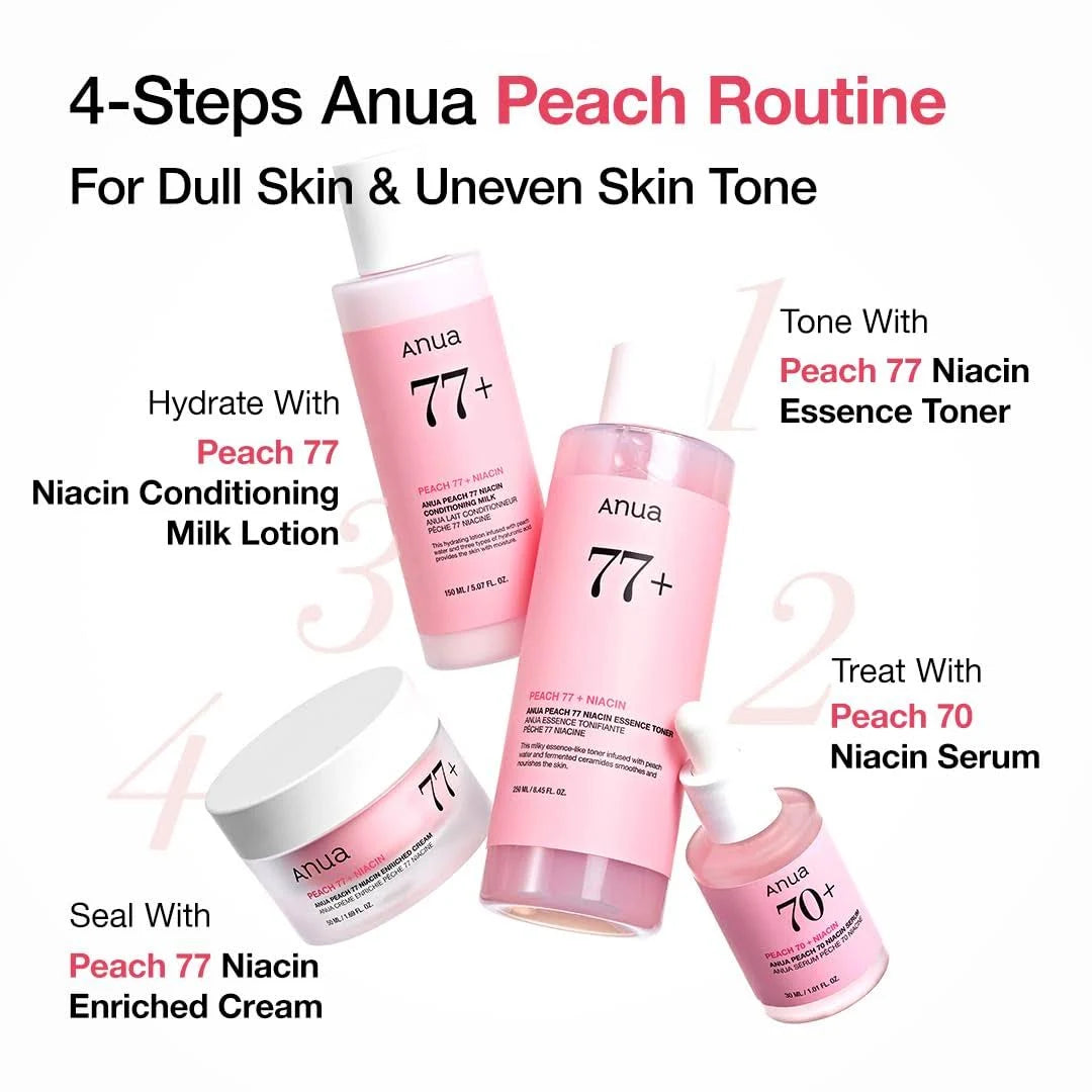 ANUA - Peach 77 Niacin Enriched Cream (50 mL).